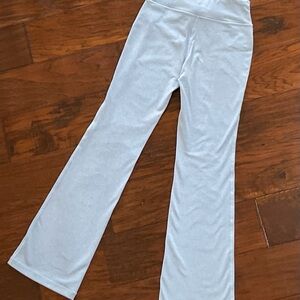 Athleta Kids Light Blue Flared Leggings